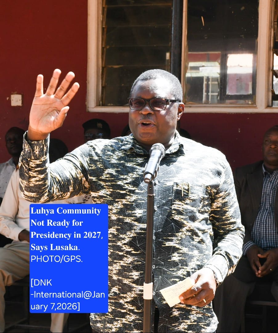 𝐋𝐮𝐡𝐲𝐚 𝐂𝐨𝐦𝐦𝐮𝐧𝐢𝐭𝐲 𝐍𝐨𝐭 𝐑𝐞𝐚𝐝𝐲 𝐟𝐨𝐫 𝐏𝐫𝐞𝐬𝐢𝐝𝐞𝐧𝐜𝐲 𝐢𝐧 𝟐𝟎𝟐𝟕, 𝐒𝐚𝐲𝐬 𝐋𝐮𝐬𝐚𝐤𝐚.