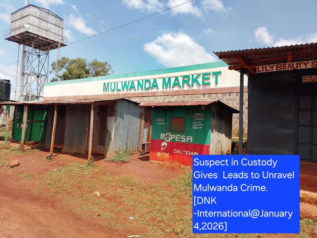 Suspect in Custody Gives Leads to Unravel Mulwanda Crime