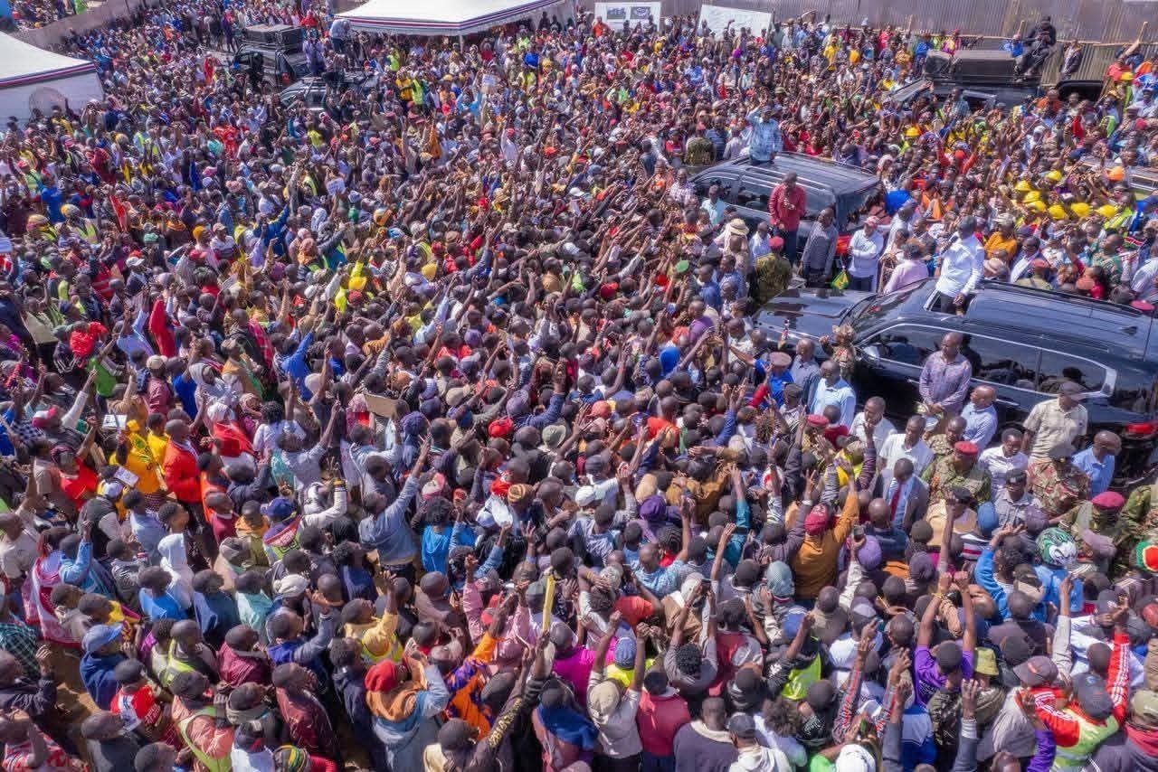 President Ruto Lays Foundation Stone for Rumuruti Modern Market in Laikipia