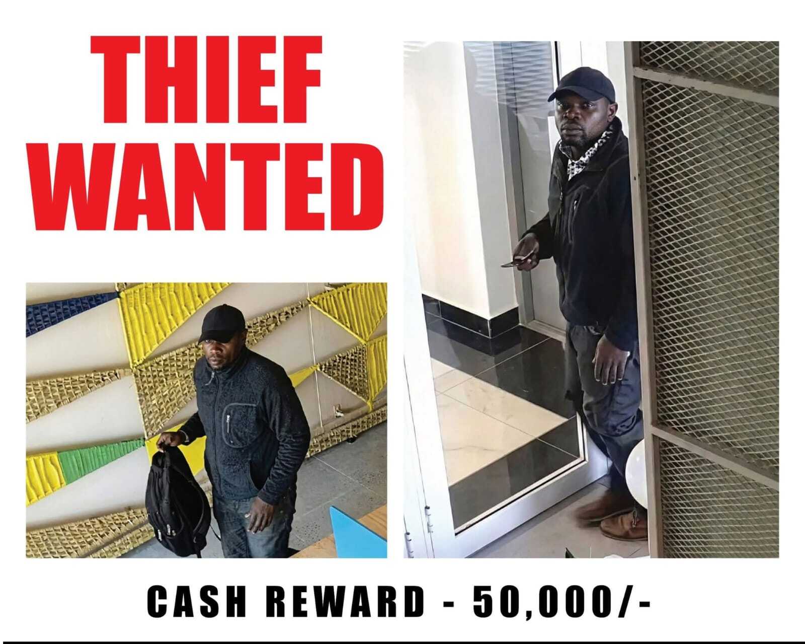 Office Break-In in Nairobi: Suspect Steals Computers, Cameras and Months of Backed-Up Work