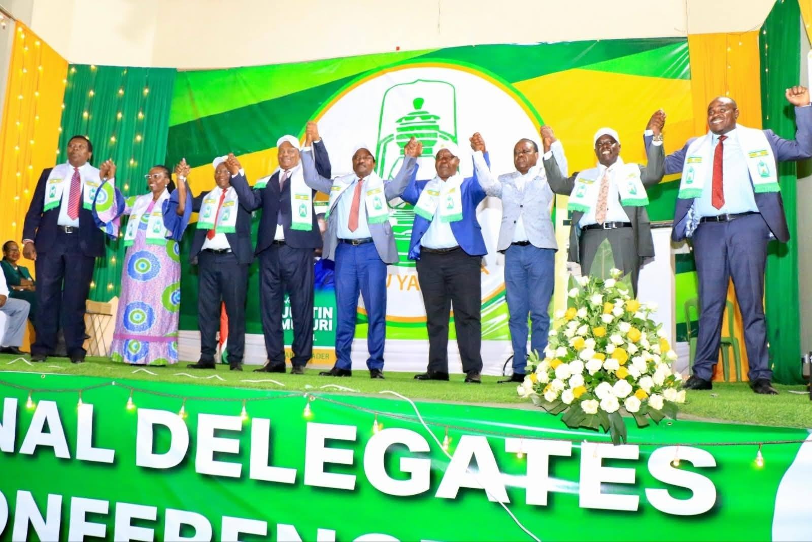 Democratic Party Hosts National Delegates Conference as Opposition Heavyweights Rally Behind Justin Muturi at Ufungamano House