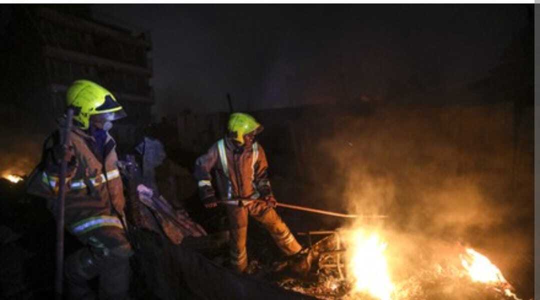 Two die in early morning fire incident in Dagoretti, Nairobi.