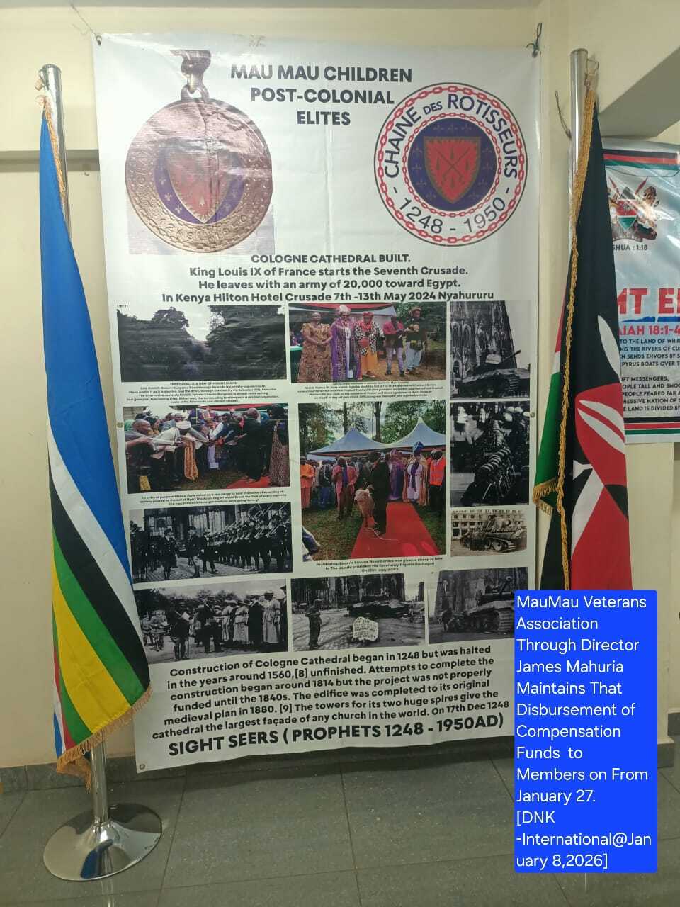 Public Announcement by Mau Mau War Veterans Association (MMVA)