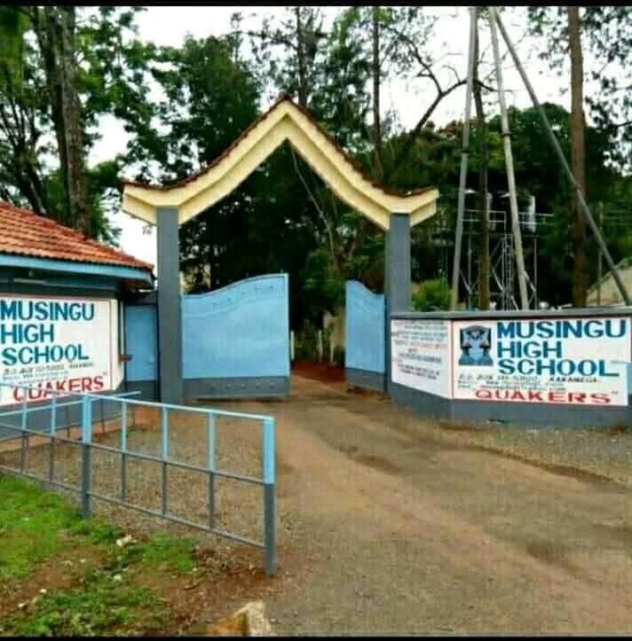 Musingu Boys High School Principal on the spot