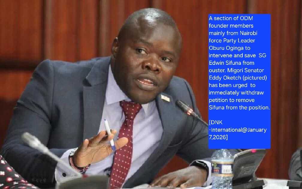Pressure Mounts as ODM Founder Members Demand Withdrawal of Sifuna Ouster Bid