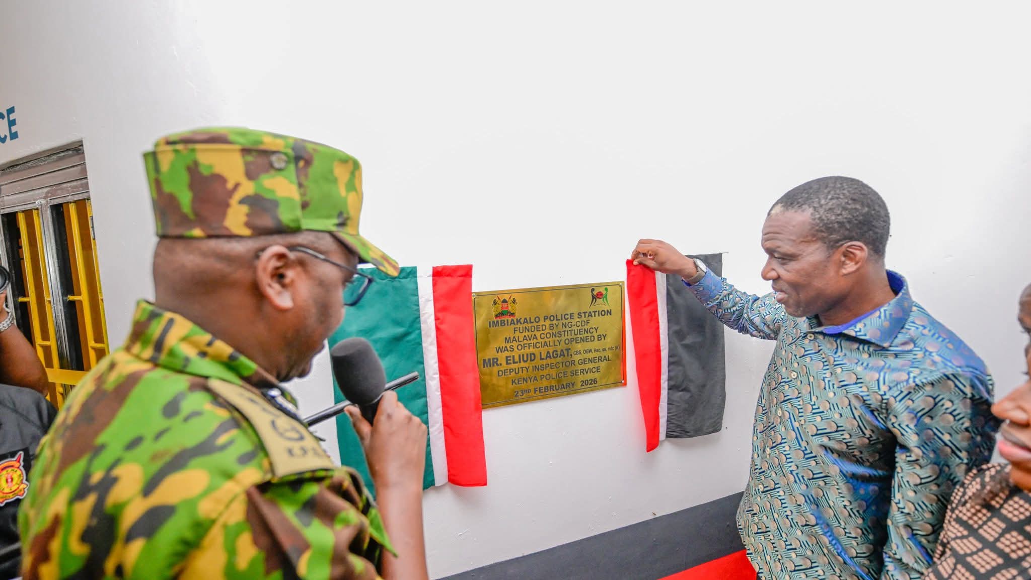 Lagat Opens Police station