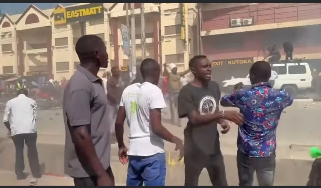 Police break up Sifuna led ODM rally in Kitengela.