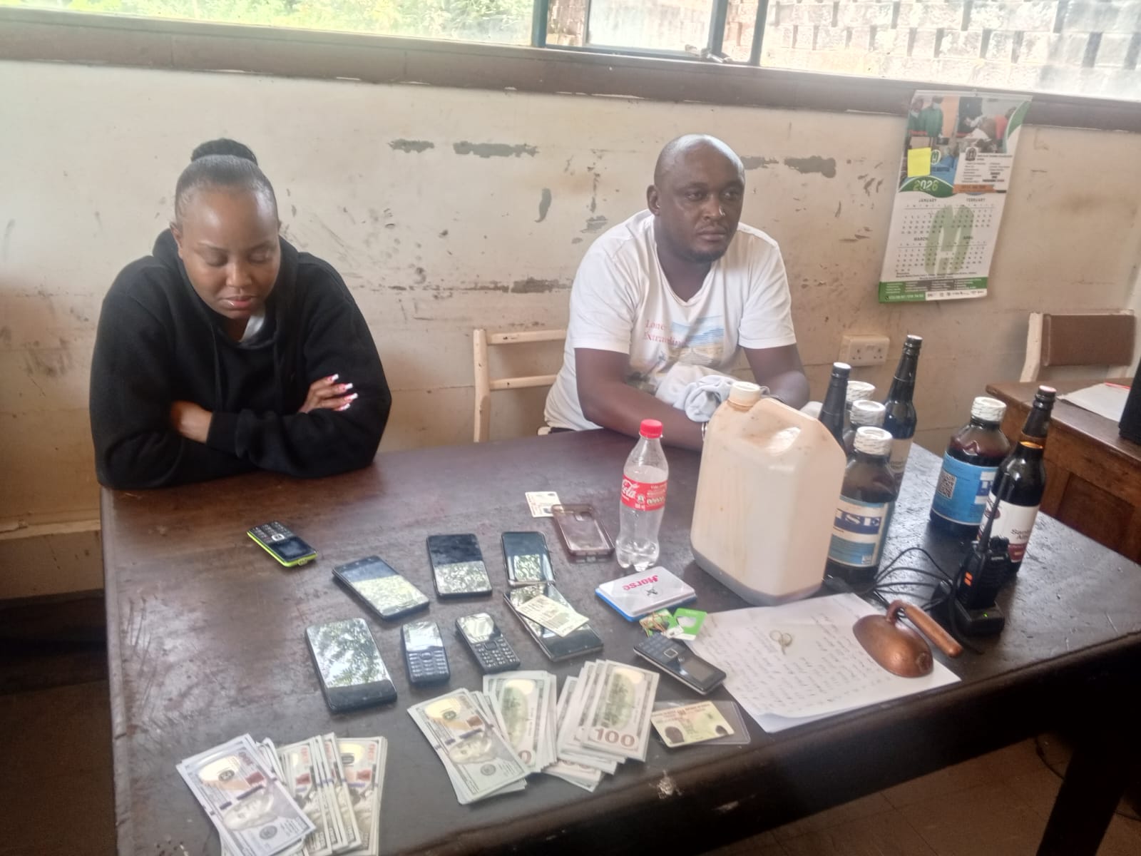 Police Nab Notorious Fraud Suspects, Recover Fake Dollars and Stupefying Chemicals
