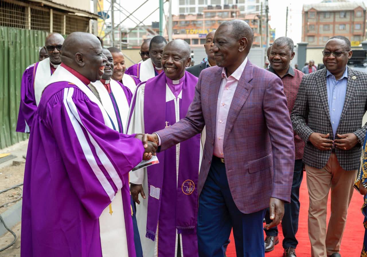 Ruto opens AIC Church,Pipeline,Nairobi