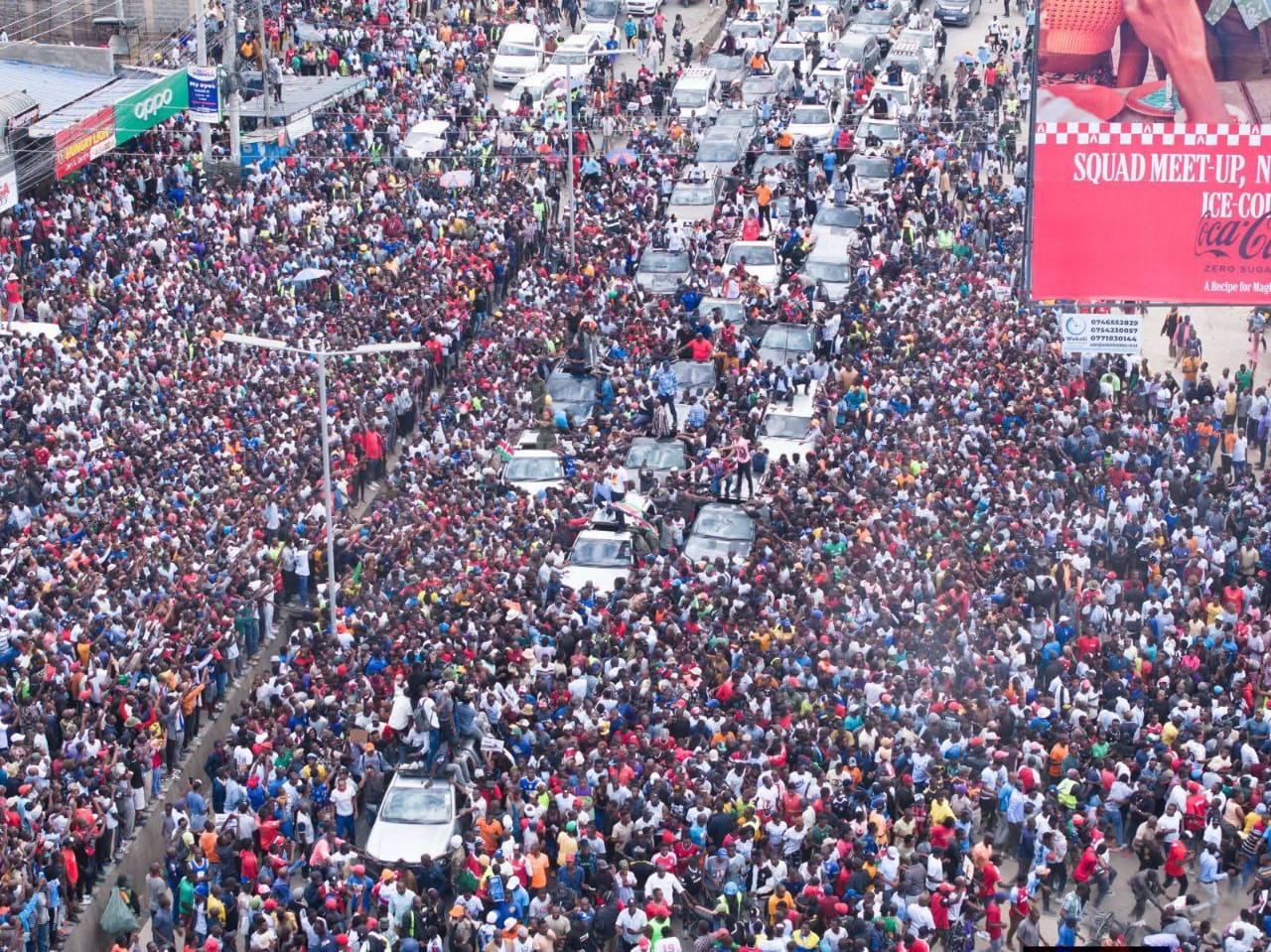 Sifuna ODM rally before break-up