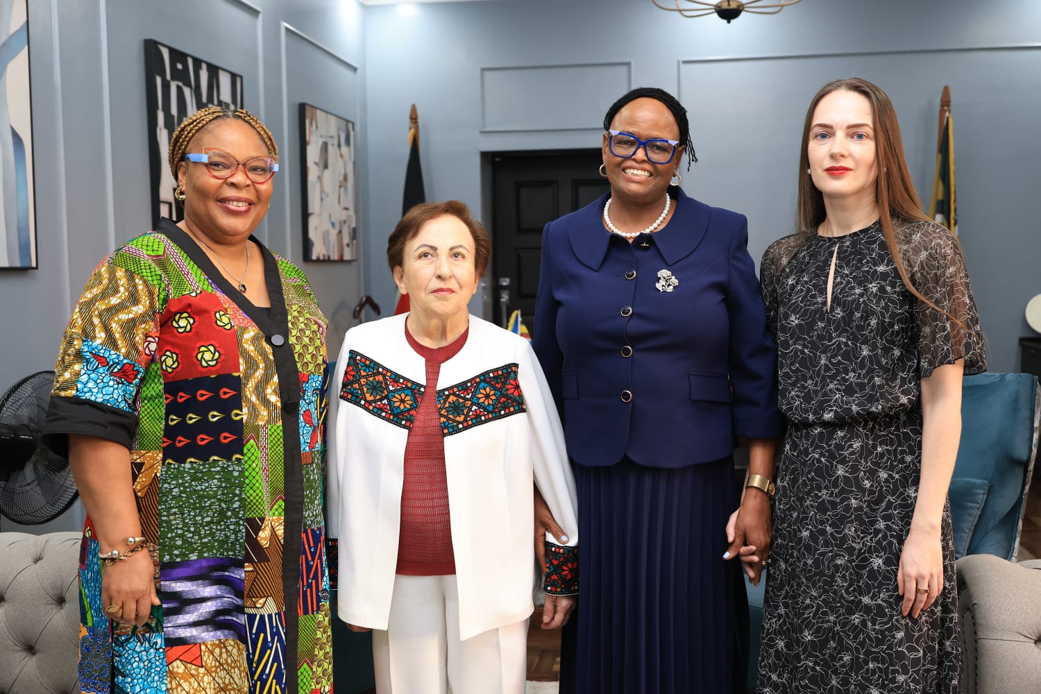 CJ Koome meets Nobel Peace Laureates