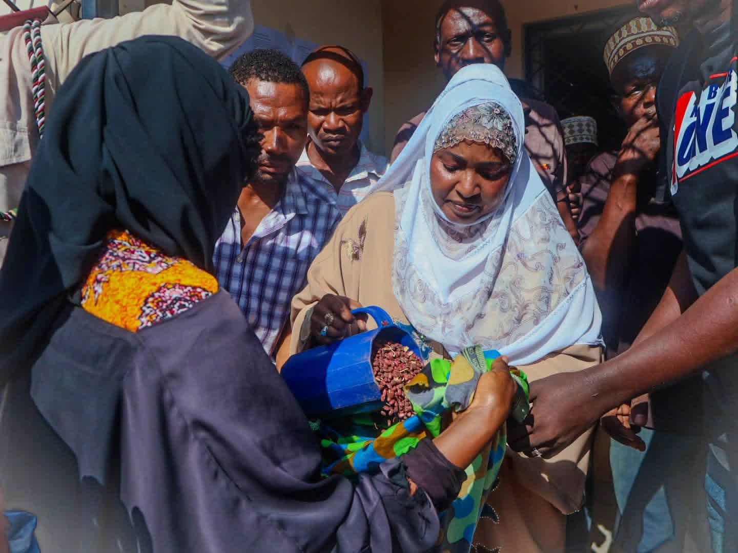 Mboko distributes relief food