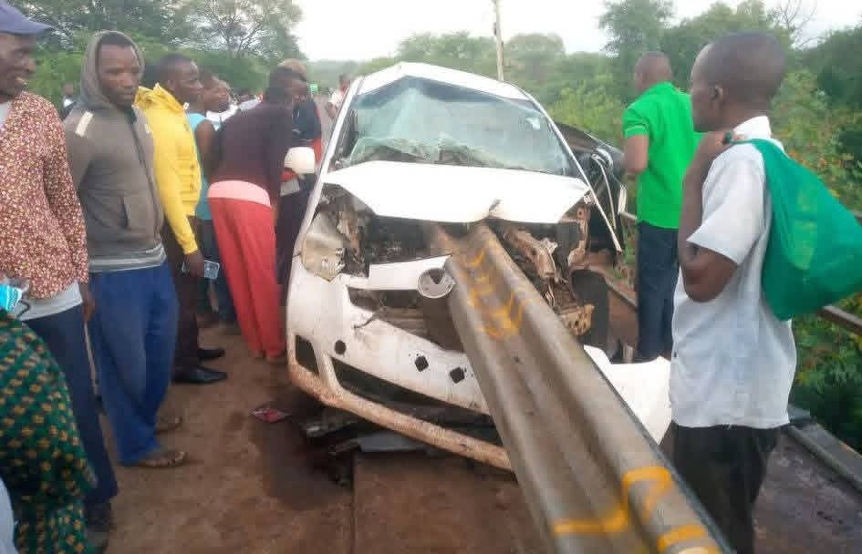 NIS Officer Escapes with Minor Injuries After Accident at Gatunga Bridge