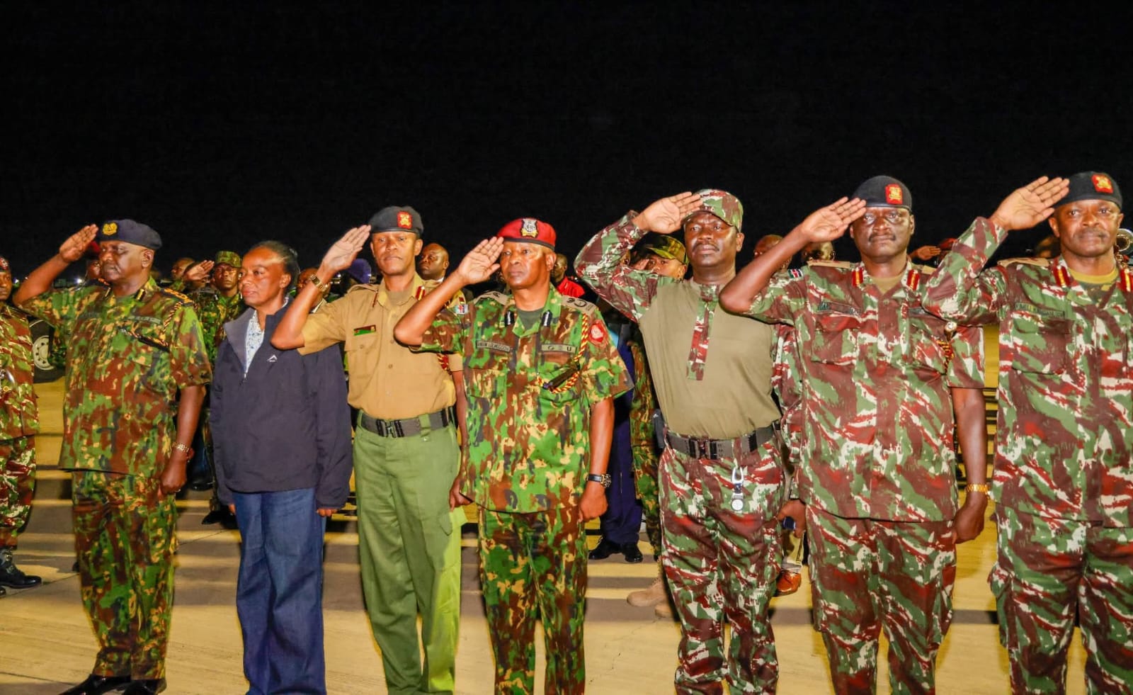 Third batch of Kenya Police serving in Haiti Jets back home