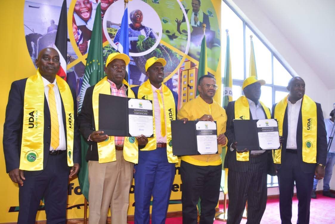 UDA issues nomination certificates to by election winners