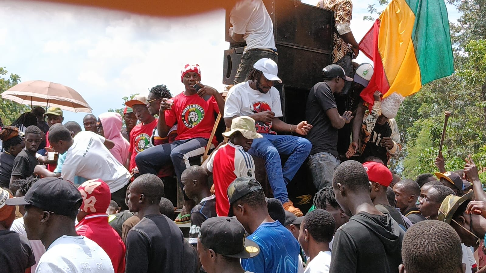 Funeral procession slowing traffic flow along Sigalagala- Bukura road
