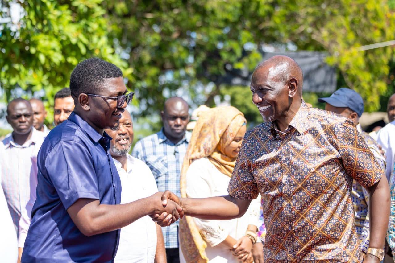 Ruto in Mombasa for title deeds issuance