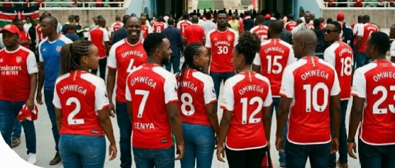 Arsenal fans celebrate win, one of their own lawyer Omwega