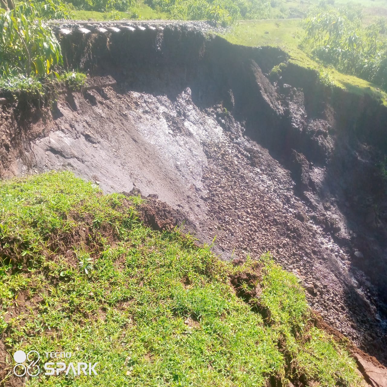 Landslide cut off section of Kipkelion railway line