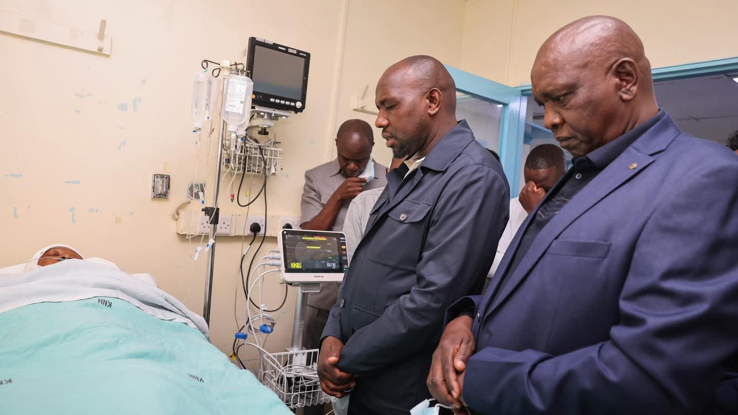 GBV WATCH:Murkomen,IG Kanja visit injured woman at KNH