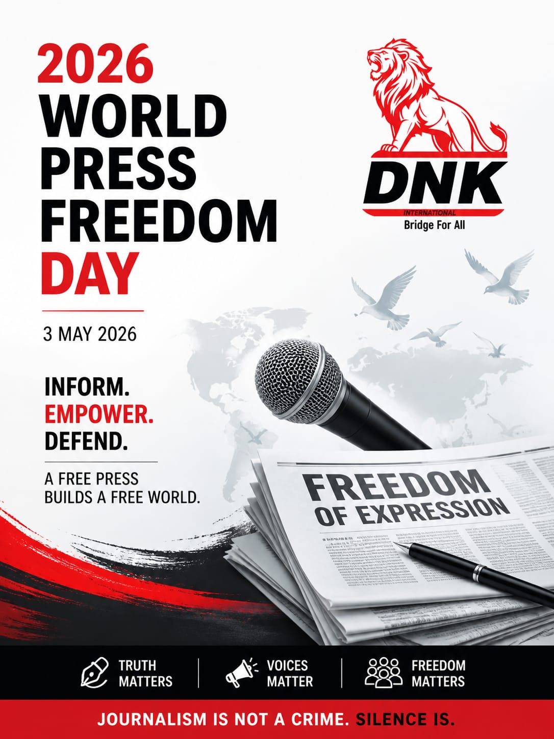 DNK International: Statement on World Press Freedom Day 2026