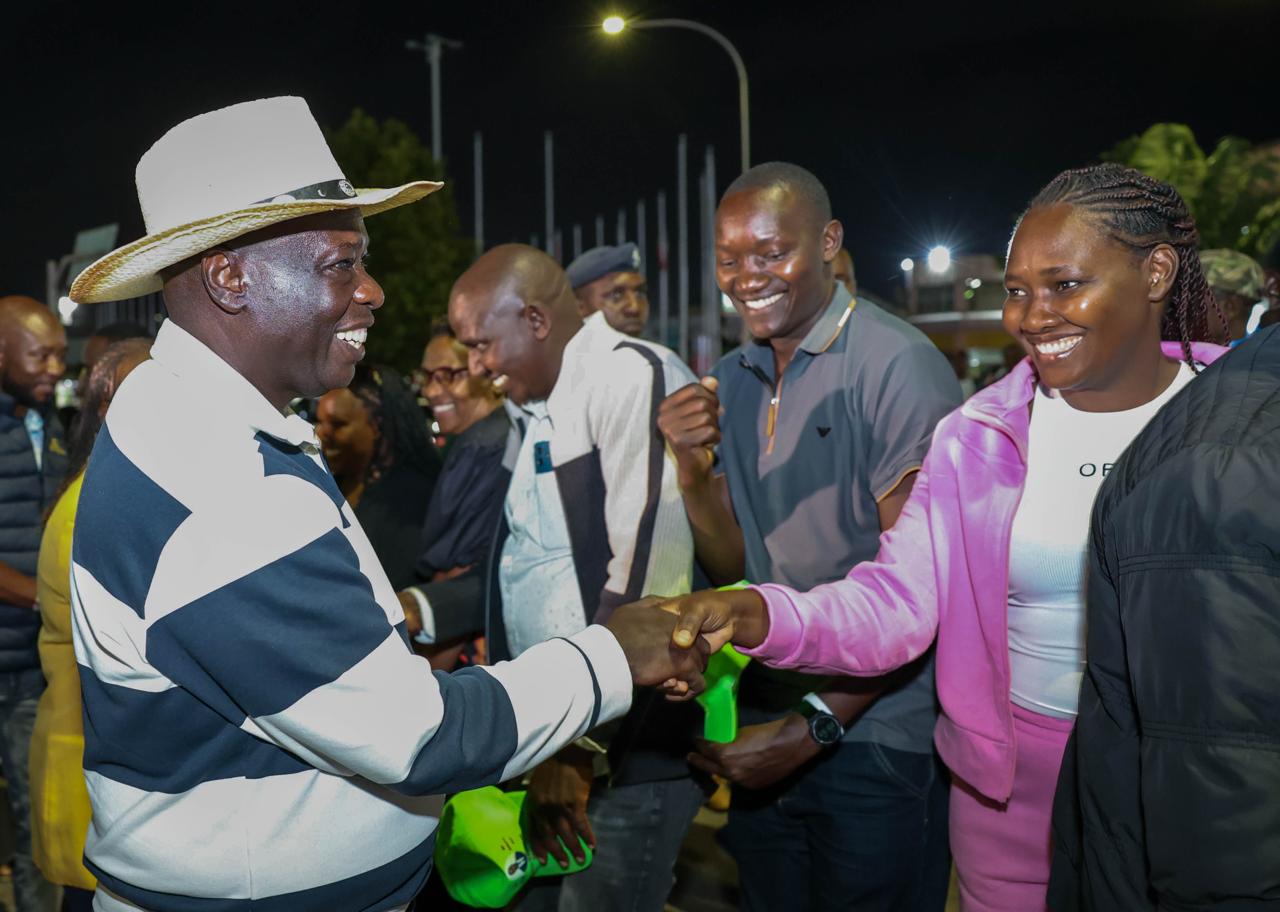 Gachagua arrives safely in UK