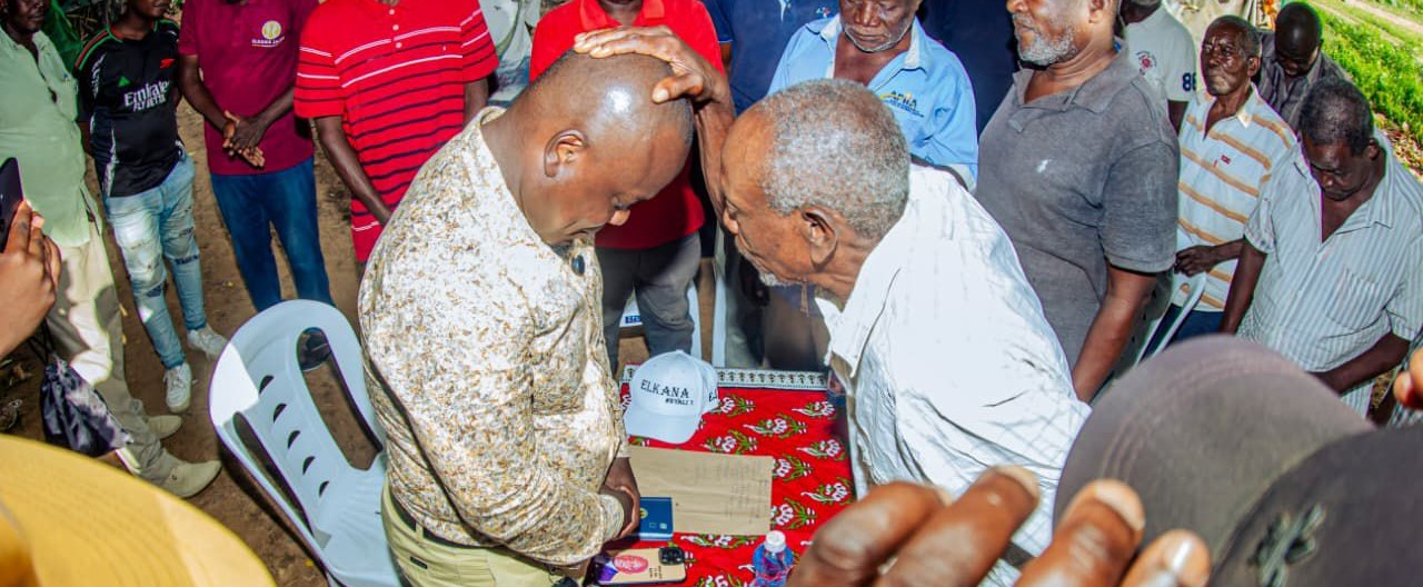 Nyali Aspirant Elkana Jacob Seeks Elders’ Blessings Ahead of 2027 Polls