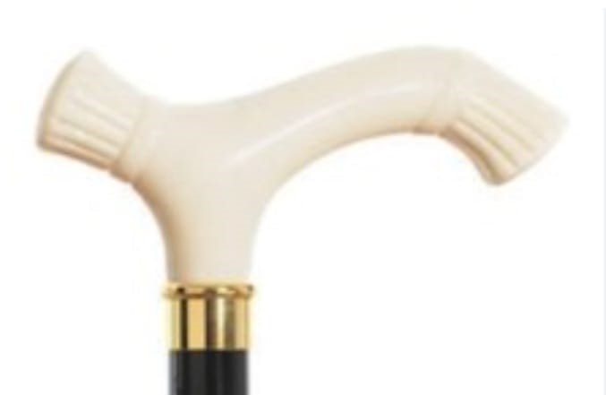 Ivory cane seized at JKIA from a Congolese passenger.