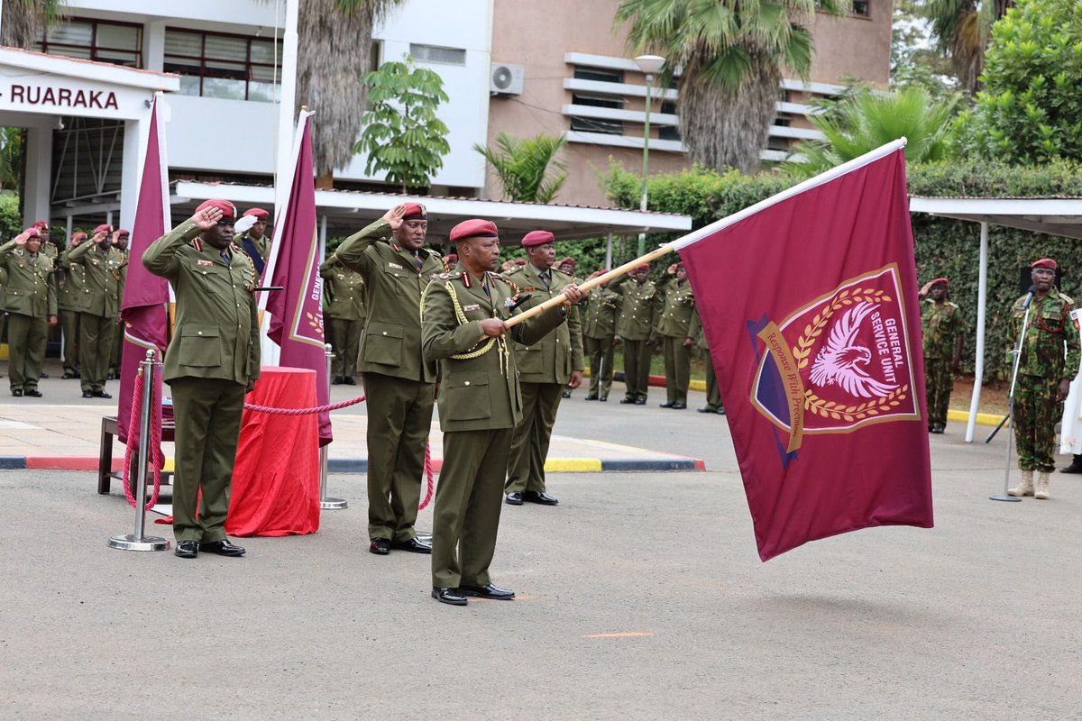 General Service Unit (GSU) Receives New Flag