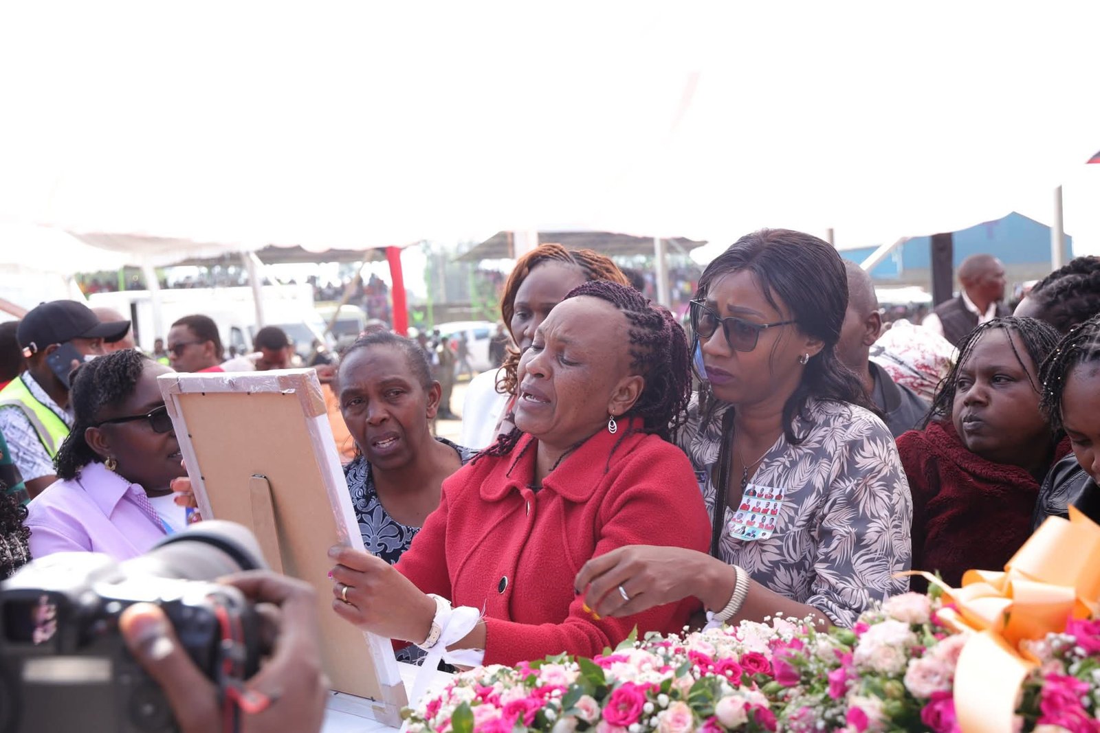 Sombre mood at Utumishi Girls Academy During Requiem Mass For 16