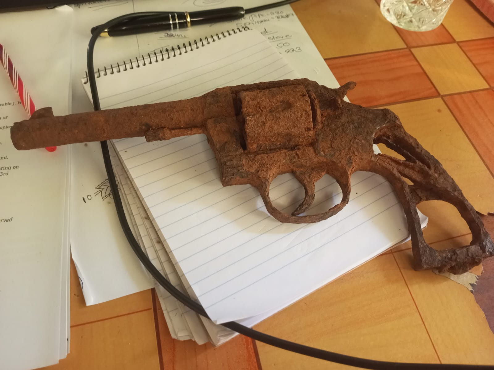 Rusted Revolver Unearthed on Nyeri Farm