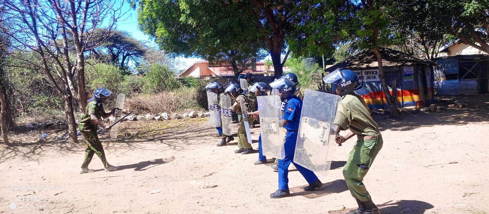 Kulamawe Police Conduct Anti-Riot Drill, Officers Placed on Emergency Standby