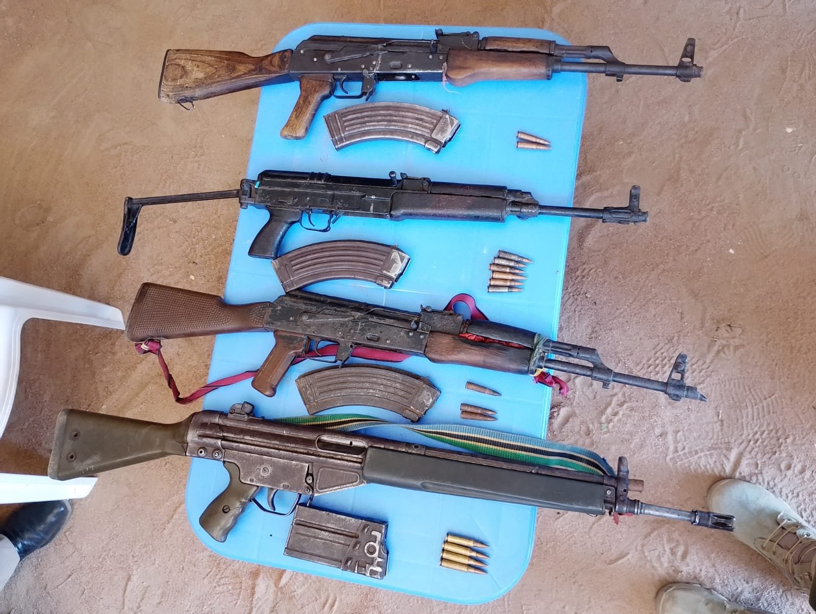 Four Illegal Firearms Surrendered in Tana River