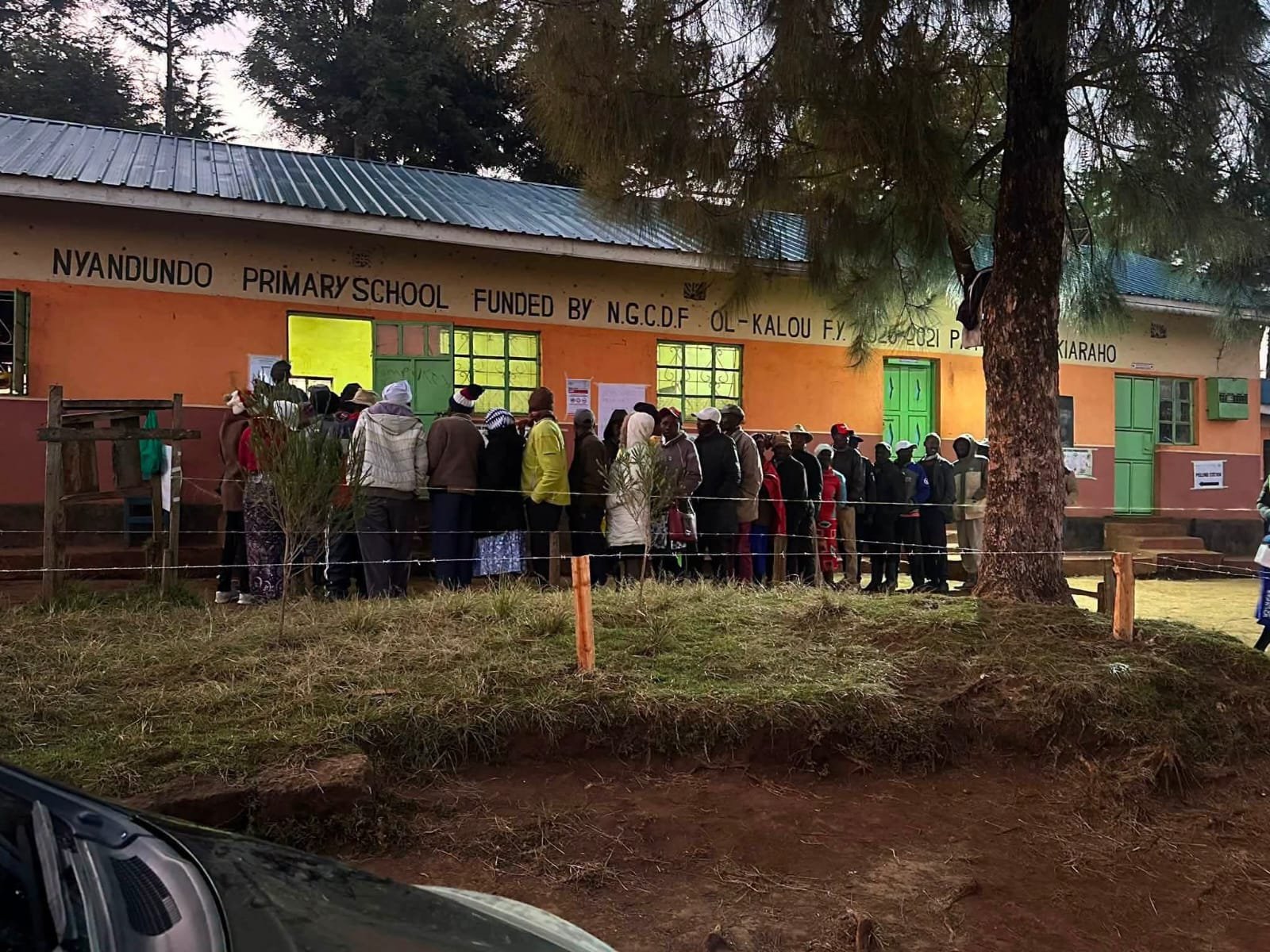 Eye on OlKalou By-Election: Long Queues as Voters Turn Out Early