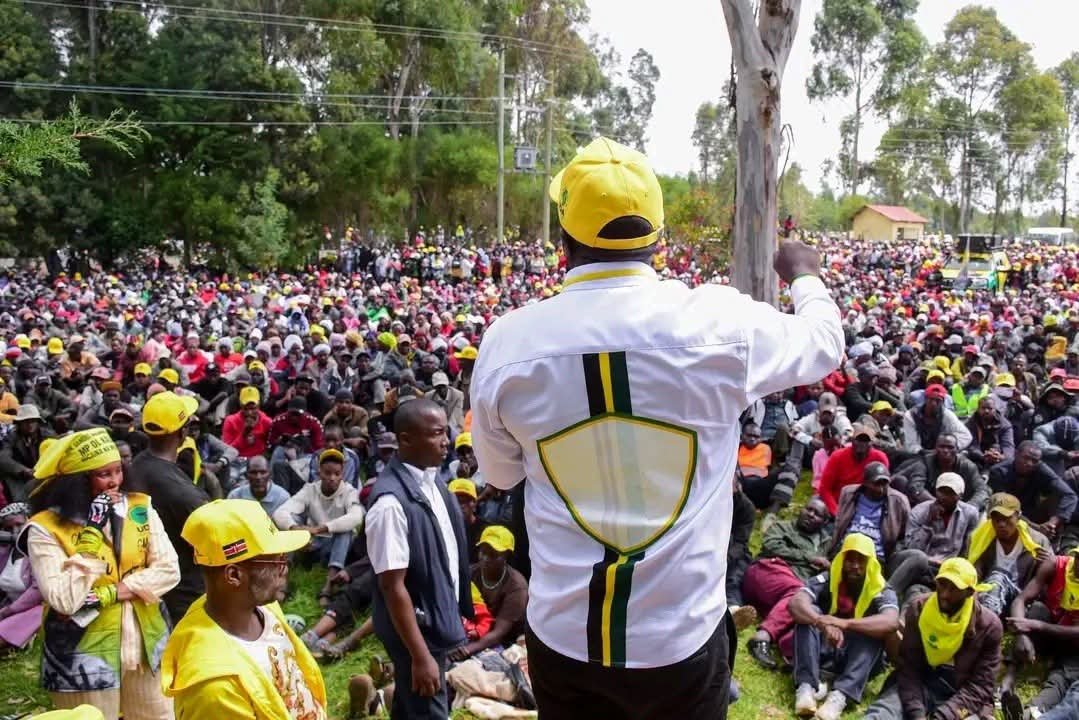 UDA’s Samuel Muchina Nyagah Wraps Up Ol Kalou By-Election Campaign with Final Mirangine Rally