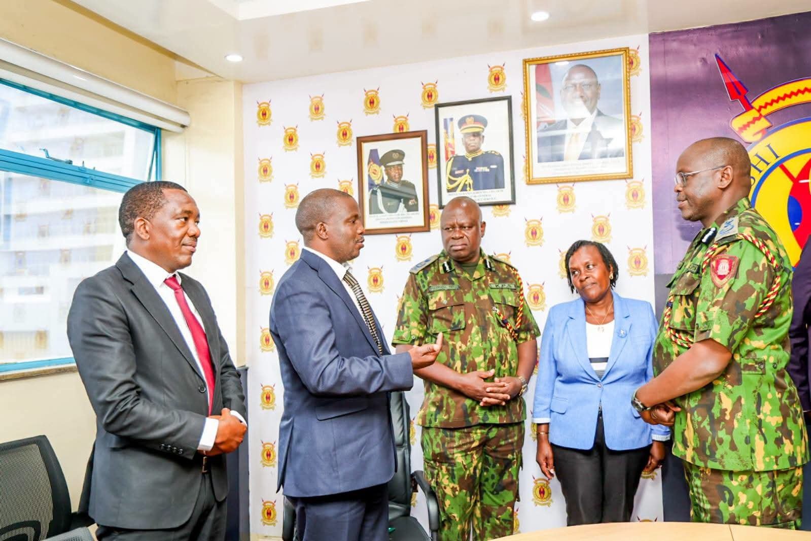 Utumishi Academy Patron Lagat Holds Meeting with School Steering Committee