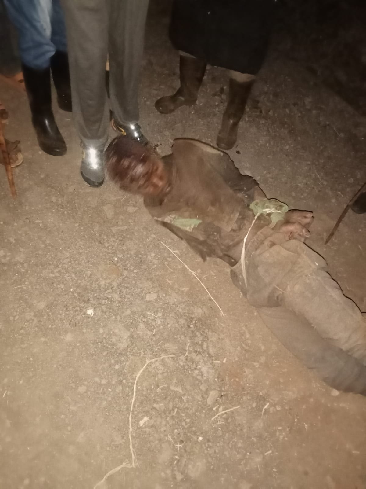 Man Restrained by Villagers After Attacking Four People in Mathioya