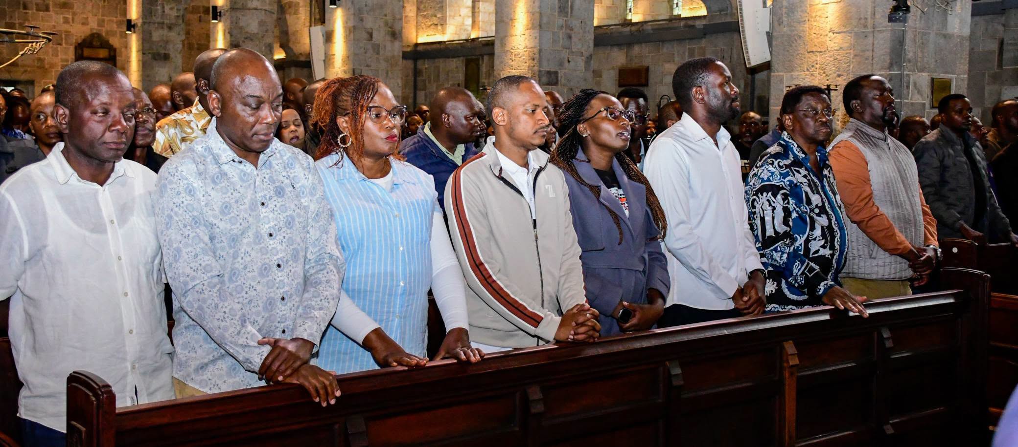 Linda Mwananchi Attends Church Service Ahead of Planned Rally