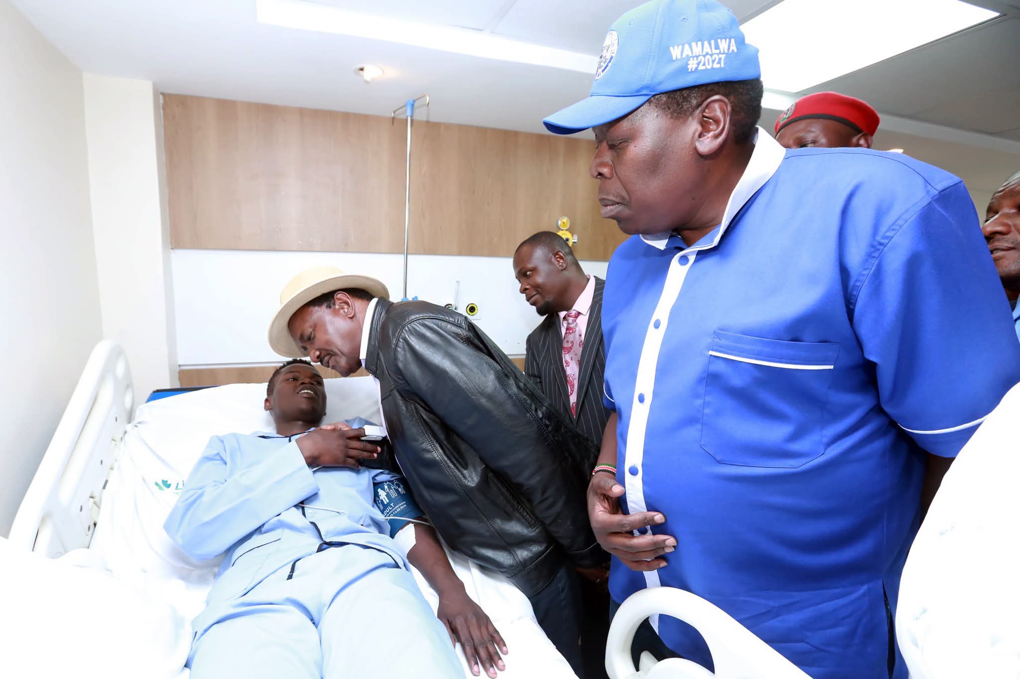 Kalonzo,Wamalwa visit abduction victim, demand end to torture