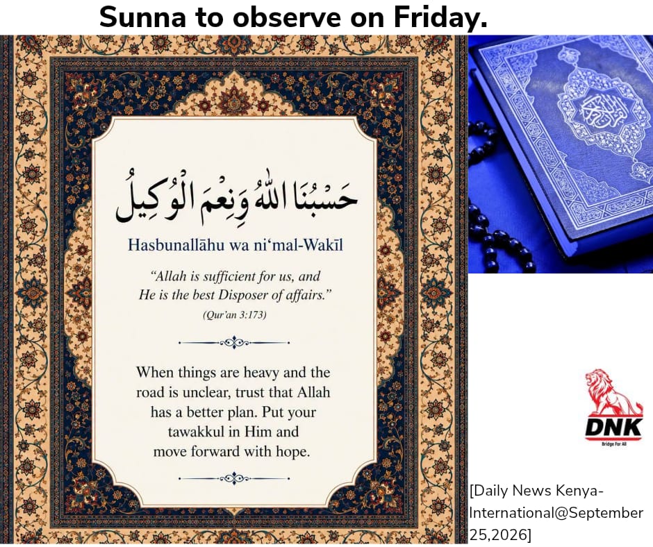 Sunna to observe on Friday