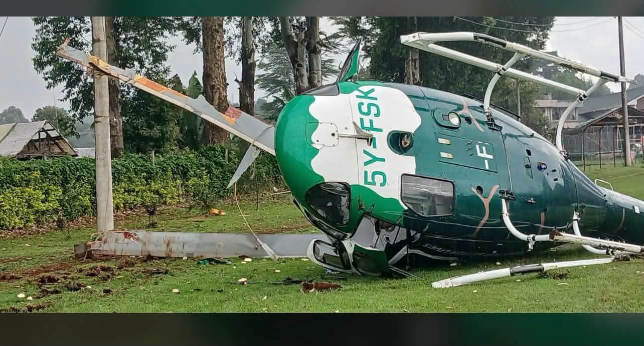 PS Environment Festus Ng’eno Injured in KFS Helicopter Crash in Kericho