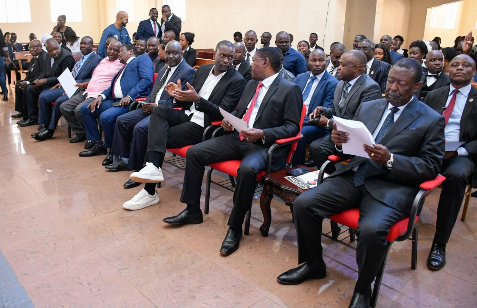 Uchaguzi 2027/294 days:Mudavadi,Wetang’ula walk out as Sifuna address at Nabwera requiem mass